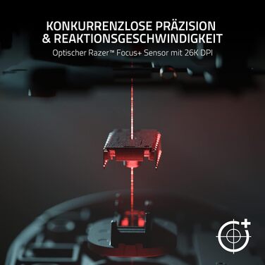 Ігрова миша Razer Basilisk V3 дротова з RGB підсвіткою Chroma, 11 програмованих кнопок, гіперскрол колесо, ергономічний дизайн, чорна