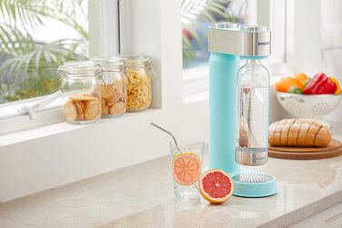 Сифон для газування води Philips GoZero ADD4902BK/10, пластиковий, 1 літр, чорний