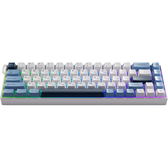 Ігрова магнітна клавіатура Ajazz AK680 V2 Ice Island Magnetic Switch (AK680-V2-I-GB)