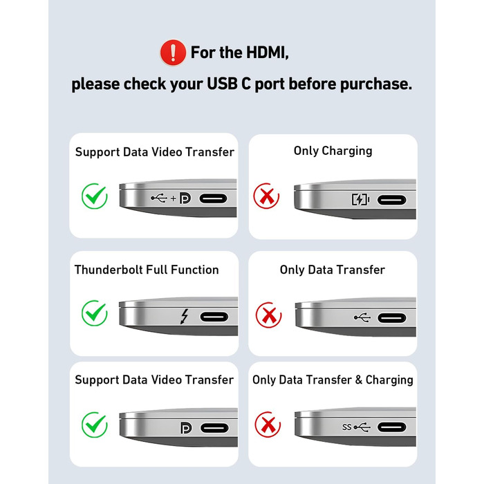 Підставка для ноутбука BENFEI з док-станцією 7-в-1 USB-C: HDMI 4K@60Hz, SD/MicroSD, Power Delivery 100W, USB 3.2 10Gbps для MacBook Pro/Air, iPad Pro, XPS, ThinkPad