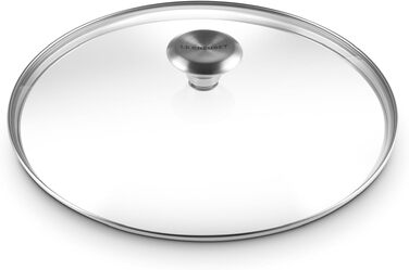 Скляна кришка Le Creuset Signature, діаметром 28 см, універсальна