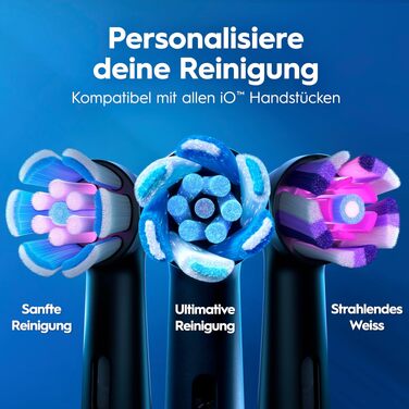 Електрична зубна щітка Oral-B iO Series 2, набір з 2 шт, Night Black та Forest Green