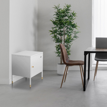 Металева шафа-комод UMEO, білий, hjh OFFICE