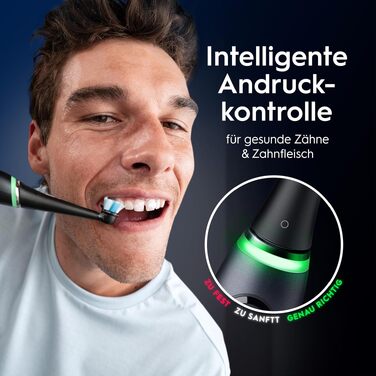 Електрична зубна щітка Oral-B iO Series 9, набір з 2-х щіток (Чорна та Рожева), 2 додаткові насадки та футляр