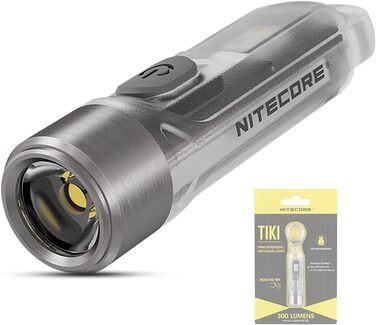 Міні-ліхтарик Nitecore TIKI, надяскравий, 300 лм, UV світло, перезаряджуваний, брелок-ліхтарик