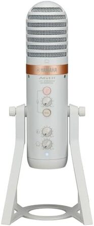 Yamaha AG01 USB-мікрофон для стрімінгу, конденсаторний, високоякісний звук, для Windows, Mac, iOS, Android, чорний