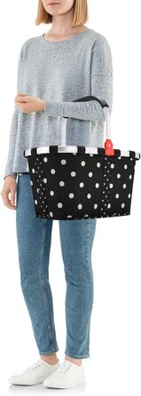 Сумка-кошик для покупок reisenthel carrybag Mixed Dots, містка, водовідштовхувальна, з внутрішньою кишенею, міцна та елегантна