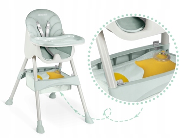 Стілець для годування RicoKids, 94 x 62 x 79 см