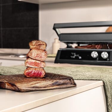 Електрогриль Cecotec Rockn'Grill Bistro 2400 Вт з антипригарними пластинами та сенсорним керуванням