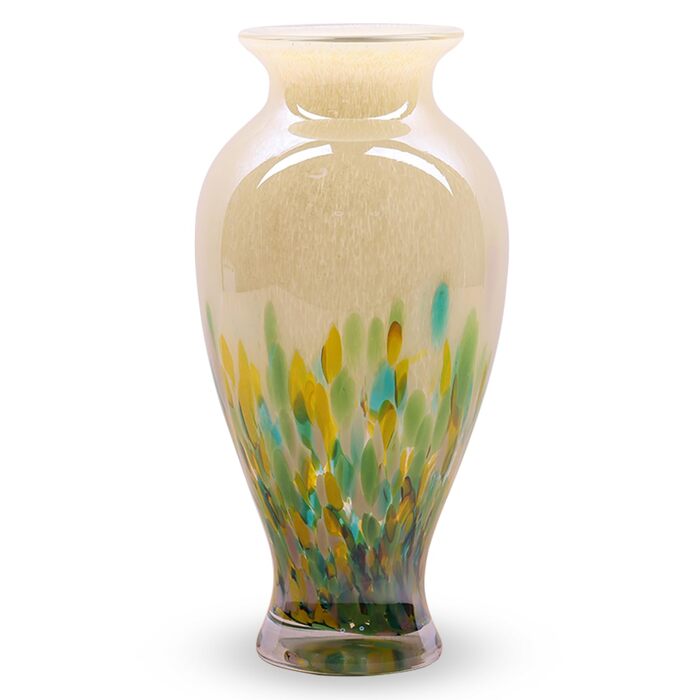 Ваза для квітів Murano Glas Mevsvase, 30 см, барвисті бутони - декор для столу, весілля, інтер'єру