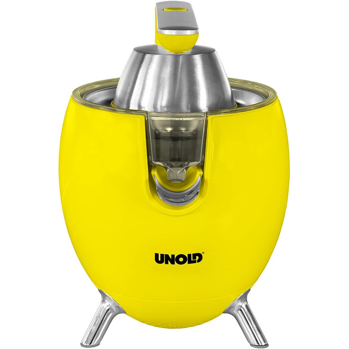 Електрична цитрусова соковижималка Unold 78132 Power Juicy, 300 Вт, для великих і малих цитрусів, BPA Free, мультиколор, знімна, можна мити в посудомийній машині