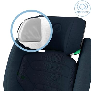 Дитяче автокрісло Maxi-Cosi RodiFix Pro² i-Size (100–150 см, 3.5–12 років), ISOFIX, ClimaFlow, G-CELL, Authentic Blue