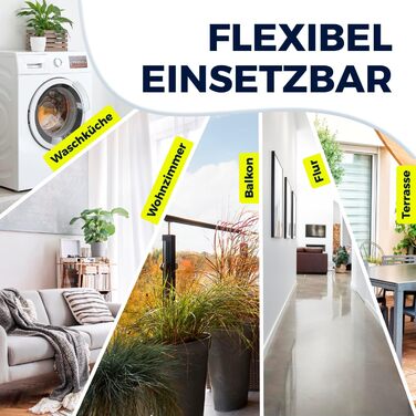 Сушарка для білизни EASYmaxx Falt XXL, телескопічна, 2.6 м, з роликами, для простирадл і рушників, для використання в приміщенні та на вулиці, без електрики