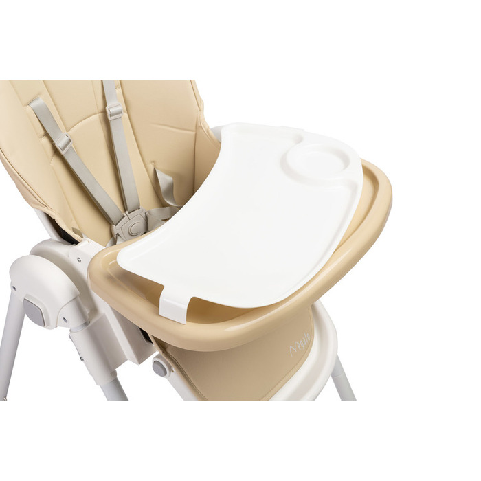 Стілець для годування Caretero Megalo: 9 рівнів висоти, 2 таці, легка конструкція