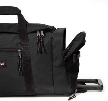 Дорожня сумка Eastpak Leatherface M+ 69 л, чорна, 68.5×32.5×34.5 см