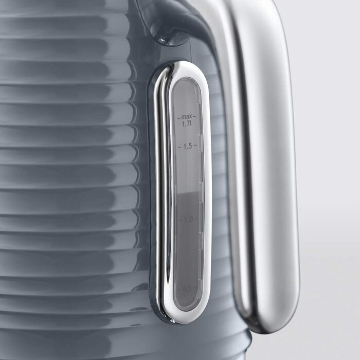 Тостер Russell Hobbs Inspire на 2 тости, нержавіюча сталь, з підставкою для булочок, 6 режимів, розморожування та підігрів 24373-56