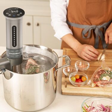 Су-від кухонний прилад KitchenBoss 1100W з LED дисплеєм, IPX7, 40-90°C