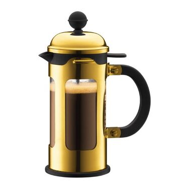 Френч-прес з ручкою Bodum Chambord 0,35 л на 3 чашки золотистий