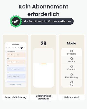 Розумний термостат для радіатора SwitchBot Matter Combo, Bluetooth керування через додаток, розклад, енергозбереження, сумісність з Alexa, Apple Home та Home Assistant