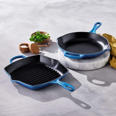 Сковорода Le Creuset Lisa 20 см, чавунна, синя Azure