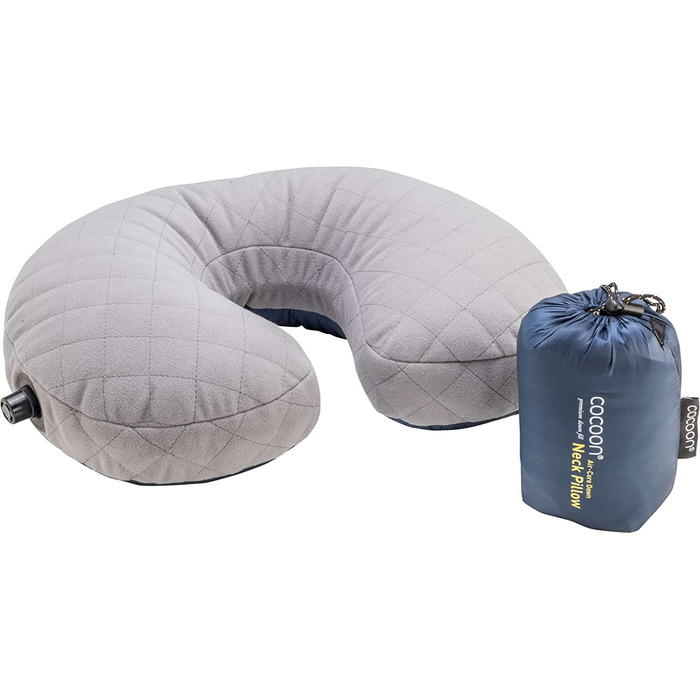 Подушка для шиї U-подібна Cocoon з пуху, 38x27x11 см