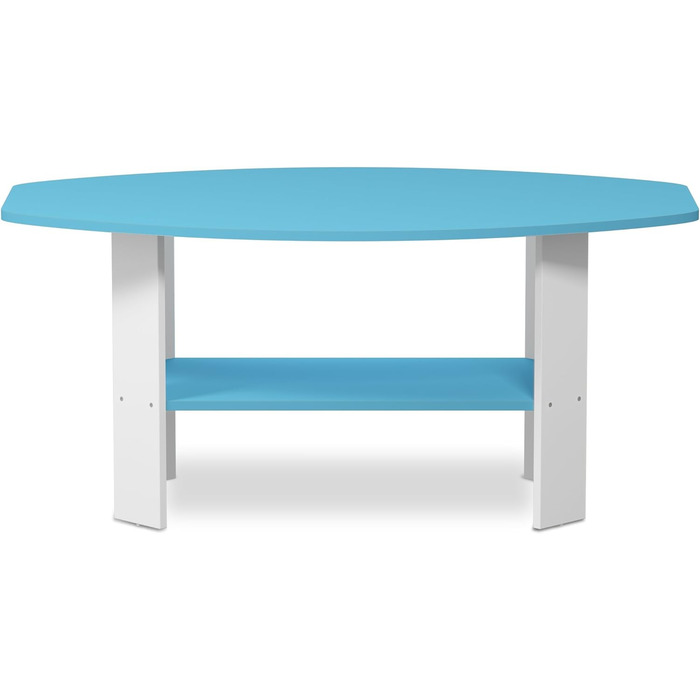 Журнальний стіл Furinno Simple Design, дерево, світло-блакитний, 54.6x90.2x41.3 см