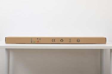 Світлодіодний настінний світильник Klighten 30W, 91 см, 3000 Лм, сучасна двостороння LED бра для спальні, вітальні, коридору, тепле біле світло 3000K, чорний