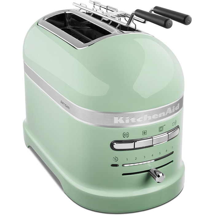 Тостер KitchenAid Artisan 5KMT2204, 2 відділення, колір Фісташка - професійний тостер для дому