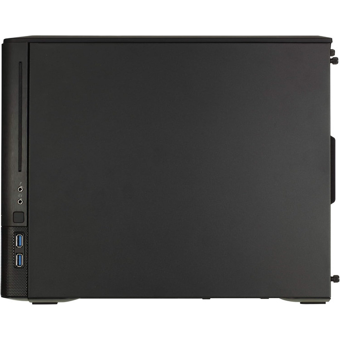 Корпус Fractal Design Node 804 чорний, компактний, для mATX, з високою вентиляцією, модульним інтер'єром, 3 вентилятора Silent R2 120 мм, підтримка водяного охолодження, USB 3.0, бокове вікно