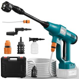 Акумуляторний пістолет для миття високого тиску Makita 18V: портативний мінімийка для очищення та поливу (без акумулятора та зарядного пристрою)