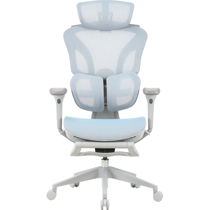 Крісло офісне OfficePro Elite OC950GLB Gray/Light Blue