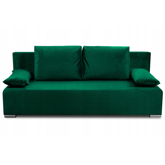 Диван BIRD Meble Ecco Deluxe, 195 x 85 см, оббивка тканина, зелений