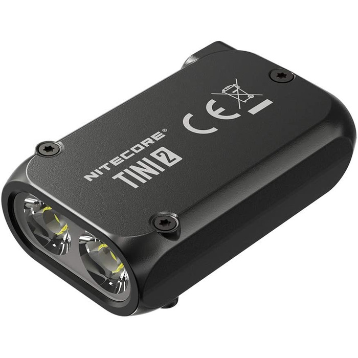 Ліхтар-брелок Nitecore TINI 2, 500 люмен, акумуляторний, чорний