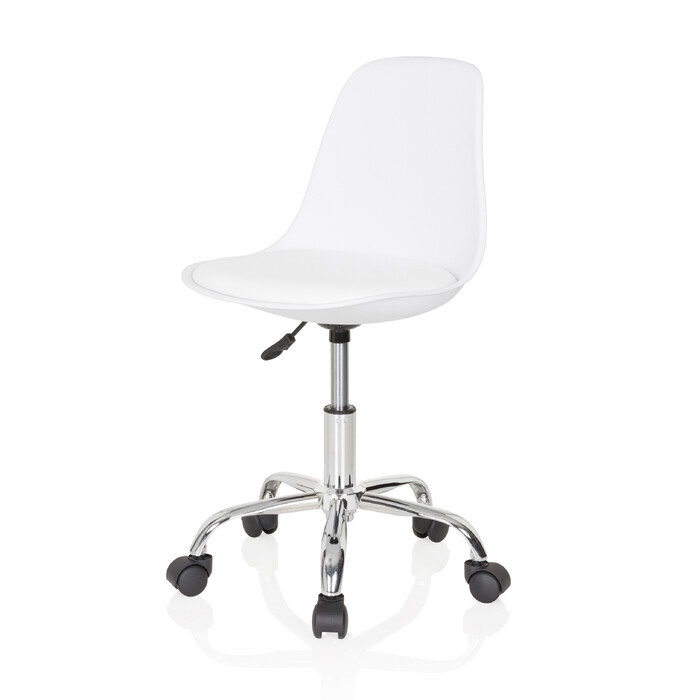 Дитячий стілець-оберталка FANCY II, білий, hjh OFFICE