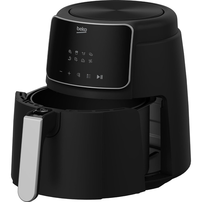 Цифрова фритюрниця BEKO FRL2244B, 1500 Вт, 8 програм, 4,7 л, антипригарне покриття