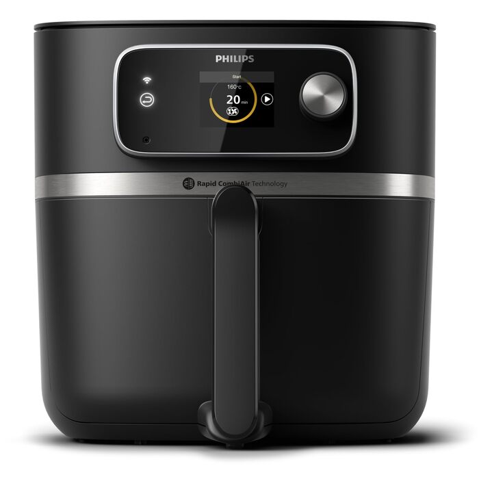 Аерофритюрниця Philips Airfryer Combi XXL HD9880/90 чорна, мультипіч з гарячим повітрям