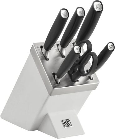 Набір ножів Zwilling All Star з технологією KiS, 7 предметів, кухонні ножі, білий