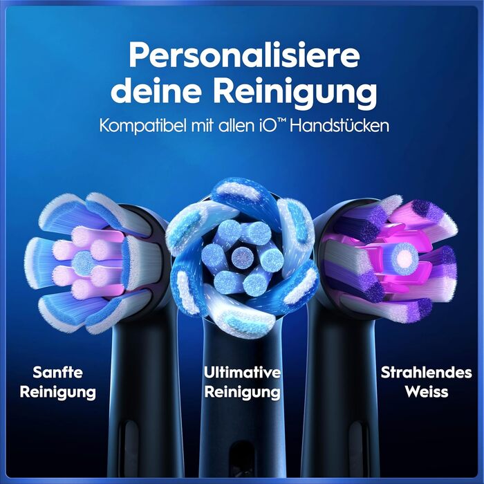 Електрична зубна щітка Oral-B iO Series 5, Matt Black (чорна матова), 1 щітка + 3 смінні насадки та футляр
