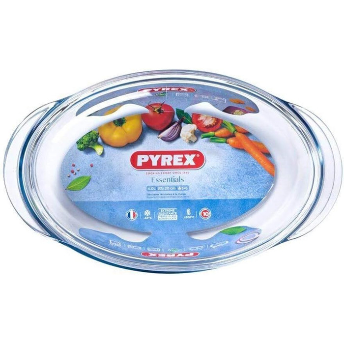Жароміцна форма для запікання Pyrex Classic 5,8 л 38x23 см, скляна