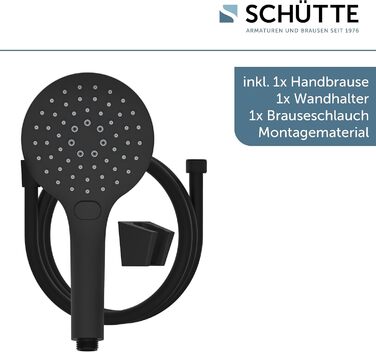 Змішувач для ванни Schütte London з термостатом та захистом від опіків (38°C), хром