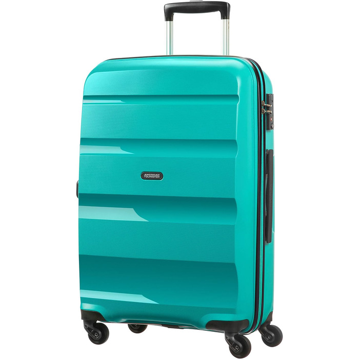 Валіза American Tourister Bon Air Spinner M 66 см, бірюзова, ручна поклажа