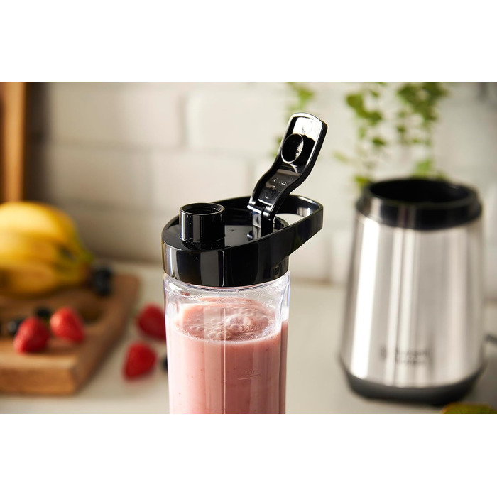 Стаціонарний блендер Russell Hobbs 23472-56 для смузі та коктейлів, 23500 об/хв, чаша 600 мл (BPA-free), нержавіюча сталь
