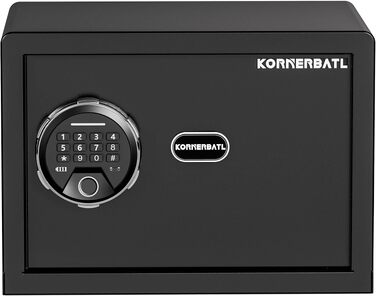 Біометричний сейф KornerBatl з розблокуванням відбиском пальця та LED-підсвіткою, 8.5 кг