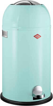 Смітник Wesco Kickmaster 33 л м'ятний металевий, 37.5x37.5x69 см