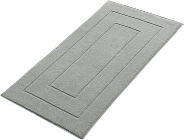 Килимок для ванної Lashuma London, фротте, сірий, 50x80 см, тонкий