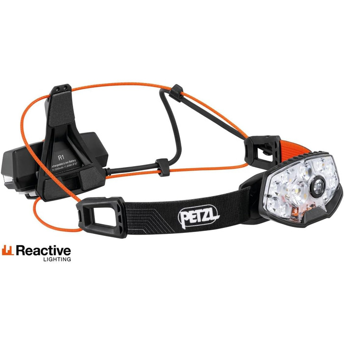 Ліхтарик налобний PETZL NAO RL, чорний, універсальний розмір, для туризму та спорту, унісекс