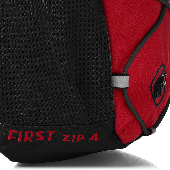 Дитячий рюкзак Mammut First Zip 4 л, чорний/червоний, 28x15x22 см