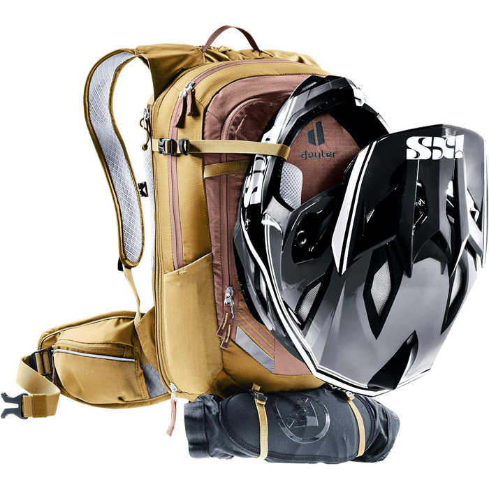 Жіночий велосипедний рюкзак Deuter Compact EXP 12 SL, 12 л, колір фіолетово-бежевий (raisin-almond)