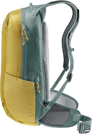 Велорюкзак Deuter Race 16, 16 л, Turmeric-Ivy, для велосипедистів