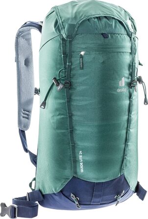 Рюкзак Deuter Guide Lite 24 л унісекс, сіро-зелений/синій, для туризму